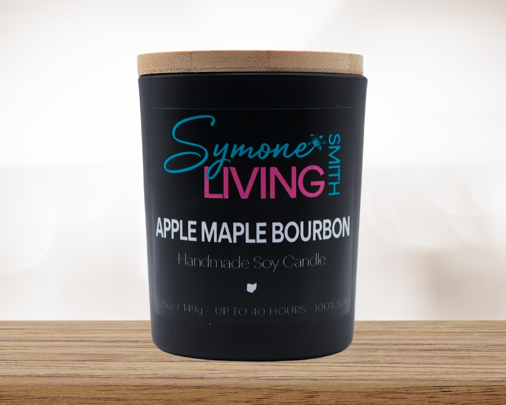Apple Maple Bourbon Soy Candle by Symone Smith Living
